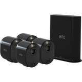 Arlo Ultra 2 Spotlight Camera set beveiligingscamera Zwart, 4K, WLAN, 4 cameras, 1x Basisstation