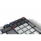 CHERRY KW 550 MX LP, toetsenbord Zwart, US lay-out, Cherry MX Low Profile 2.0 Ivory, 96%, White led, PBT keycaps