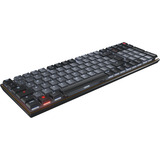 CHERRY KW 550 MX LP mechanisch toetsenbord Zwart, US lay-out (QWERTY), Cherry MX Low Profile 2.0 Ivory, 96%, White leds, PBT keycaps
