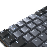 CHERRY KW 550 MX LP mechanisch toetsenbord Zwart, US lay-out (QWERTY), Cherry MX Low Profile 2.0 Ivory, 96%, White leds, PBT keycaps