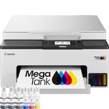 Canon MAXIFY GX1051-kleureninkjetprinter met navulbare MegaTank all-in-one inkjetprinter Wit, Printen, kopiëren, scannen, Wi-Fi