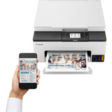 Canon MAXIFY GX1051-kleureninkjetprinter met navulbare MegaTank all-in-one inkjetprinter Wit, Printen, kopiëren, scannen, Wi-Fi