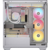 Corsair 3500X LX-R RGB iCUE LINK midi tower behuizing Wit | 2x USB-A | 1x USB-C | Tempered Glass