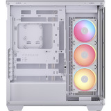 Corsair 3500X LX-R RGB iCUE LINK midi tower behuizing Wit | 2x USB-A | 1x USB-C | Tempered Glass