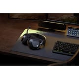 Corsair HS80 v2 MAX Wireless over-ear gaming headset Zwart/grijs, 2,4 GHz / Bluetooth, PlayStation, Switch, Smartphone, Pc