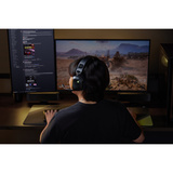 Corsair HS80 v2 MAX Wireless over-ear gaming headset Zwart/grijs, 2,4 GHz / Bluetooth, PlayStation, Switch, Smartphone, Pc