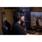 Corsair HS80 v2 MAX Wireless over-ear gaming headset Zwart/grijs, 2,4 GHz / Bluetooth, PlayStation, Switch, Smartphone, Pc