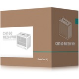 DeepCool CH160 MESH mini tower behuizing Wit | 2x USB-A | 1x USB-C