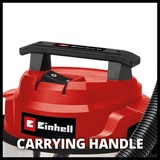 EINHELL TC-VC 1812/1 S Nat-/Droogzuiger nat- en droogzuiger Rood/zilver