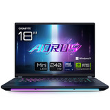 GIGABYTE AORUS MASTER 18 BZHC6EED65SP 18"  gaming laptop Zwart | Core Ultra 9 275HX | RTX 5090 | 32 GB | 1 TB + 1 TB SSD