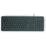 HP 150 Wired Keyboard (664R5AA) Zwart, EU lay-out (QWERTY), 100%