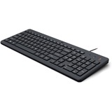 HP 150 Wired Keyboard (664R5AA) Zwart, EU lay-out (QWERTY), 100%