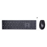 HP 650 draadloze toetsenbord- en muiscombinatie, desktopset Zwart, EU lay-out (QWERTY), Membraan, 4000 dpi, 2.4 GHz