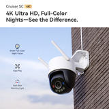 Imou Cruiser SC 4K beveiligingscamera Wit, 8 MP (3840x2160), PoE, Wifi 6
