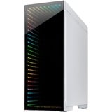 Inter-Tech X-908 Infini2 White midi tower behuizing Wit | 2x USB-A | 2x USB-C | RGB | Window