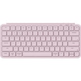 Keychron B1 Pro-K4 toetsenbord Lichtroze, US-International lay-out (QWERTY), Scissor switches, 75%, ABS Keycaps, 2.4GHz | Bluetooth 5.2 | USB-C