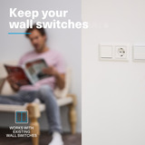 KlikAanKlikUit MACM-1800 Matter inbouwschakelaar Wit, Google Home, Apple Home, Compacte Inbouwmodule