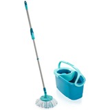 LEIFHEIT Dweilsysteem Set Clean Twist Disc Mop Ergo vloerwisser blauw/turquoise