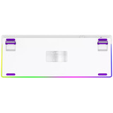 LORGAR KBP70TKLW, gaming toetsenbord Wit, US lay-out, LOGAR Toxic Purple, TKL, RGB, Hot-swappable, PBT Double-shot, Bluetooth / 2.4GHz / USB
