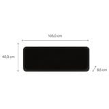 Mill Steel WiFi paneelverwarming PA1300WIFI4 Black, 1300 Watt convector Zwart, wifi 2,4 GHz (wifi 6), Bluetooth 5.2, Zigbee 3.0 + App