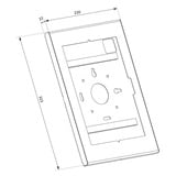 Neomounts WL15-601BL1 Tablethouder standaard Zwart