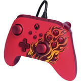 PowerA Advantage controller met kabel voor de Xbox Series X|S - Rood vuur Rood, Xbox Series X|S, Xbox One, Pc