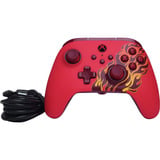 PowerA Advantage controller met kabel voor de Xbox Series X|S - Rood vuur Rood, Xbox Series X|S, Xbox One, Pc