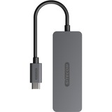 Sitecom USB-C naar 2x USB-A + 2x USB-C usb-hub Grijs