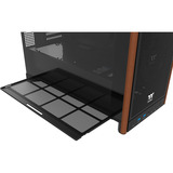 Thermaltake S370 WS midi tower behuizing Zwart | 2x USB-A | 1x USB-C | Tempered Glass