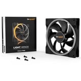 be quiet! Light Wings PWM RGB case fan Zwart, 140 x 140 x 25 mm