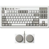 8BitDo Retro Mechanical Keyboard M Edition Grijs, US lay-out (QWERTY), Kailh Box White, 80% (TKL)	, Bluetooth Low Energy, Wireless 2.4G, USB
