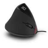 ACT Connectivity Ergonomische verticale muis 1000 DPI Zwart, 1000 DPI