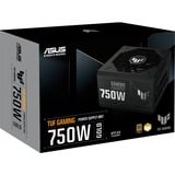 ASUS TUF Gaming Gold modulaire 750 watt voeding  Zwart, 1x 12V-2x6, 3x PCIe