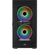 Aerocool Graphite-G-BK-v3 midi tower behuizing Zwart | 2x USB-A | RGB | Window