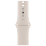 Apple Watch Series 8 smartwatch Wit, 41 mm, Sterrenlicht sportbandje, Aluminium, GPS