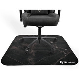 Arozzi ZONA Quattro Floor Pad - Black Marble beschermingsmat Zwart