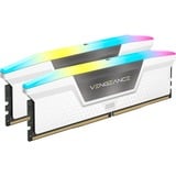 Corsair 32 GB DDR5-6000 (2x 16 GB) Kit werkgeheugen Wit, CMH32GX5M2E6000C36W, Vengeance RGB, XMP
