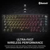 Corsair K65 Plus Wireless RGB mechanisch gaming toetsenbord Zwart, US lay-out (QWERTY), Corsair MLX Fusion, 75%, RGB leds, PBT double-shot