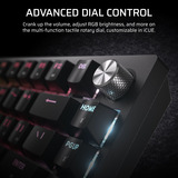 Corsair K65 Plus Wireless RGB mechanisch gaming toetsenbord Zwart, US lay-out (QWERTY), Corsair MLX Fusion, 75%, RGB leds, PBT double-shot