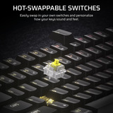 Corsair K65 Plus Wireless RGB mechanisch gaming toetsenbord Zwart, US lay-out (QWERTY), Corsair MLX Fusion, 75%, RGB leds, PBT double-shot