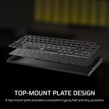 Corsair K65 Plus Wireless RGB mechanisch gaming toetsenbord Zwart, US lay-out (QWERTY), Corsair MLX Fusion, 75%, RGB leds, PBT double-shot