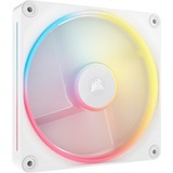 Corsair iCUE LINK LX140-R RGB Reverse case fan Wit, 4-pin PWM