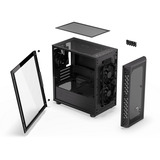 ENDORFY Signum M30 Air mini tower behuizing Zwart | 2x USB-A | 1x USB-C | Tempered Glass