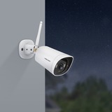 Foscam G4C, 2K Starlight WiFi buiten beveiligingscamera Wit