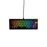 Glorious GMMK 3 HE 65% Prebuilt Wired Black, gaming toetsenbord Zwart, US lay-out, Glorious Fox, 65%, RGB, GPBT-doubleshot keycaps, Knob