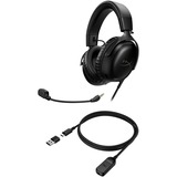 HyperX Cloud III over-ear gaming headset Zwart, PC, PS5, PS4, Xbox Series X|S, Xbox One, Nintendo Switch