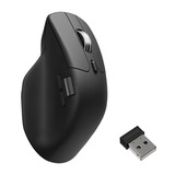 Keychron M6 Wireless Mouse Zwart, 100 tot 30.000 dpi, 8000Hz, 2,4 GHz / Bluetooth / USB