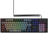 LORGAR Azar 514, gaming toetsenbord Zwart, US lay-out, LOGAR Dream, RGB