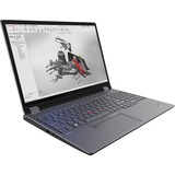 Lenovo ThinkPad P16 G2 (21FA005BMH) 16"  laptop Grijs/zwart | i7-14700HX | RTX 1000 | 16 GB | 512 GB SSD