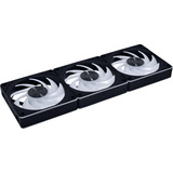 Lian Li UNI FAN CL120 Wireless case fan Zwart, 4-pin PWM, Set van 3 stuks